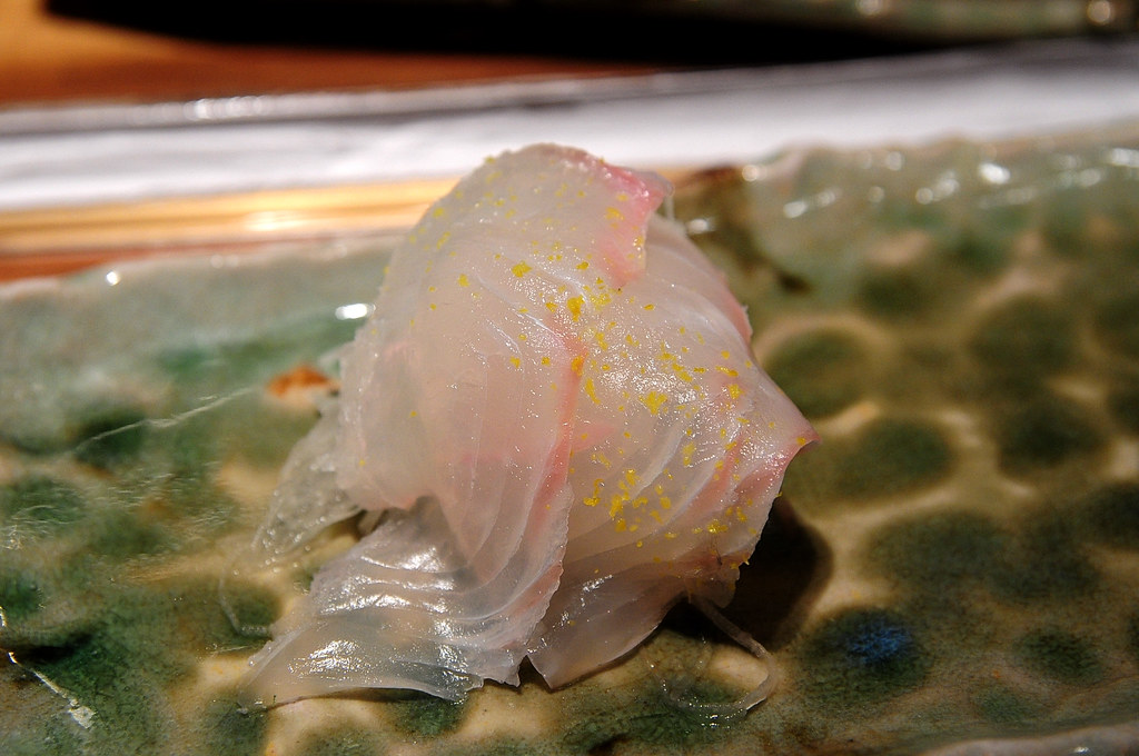 筌壽司－薄切比目魚