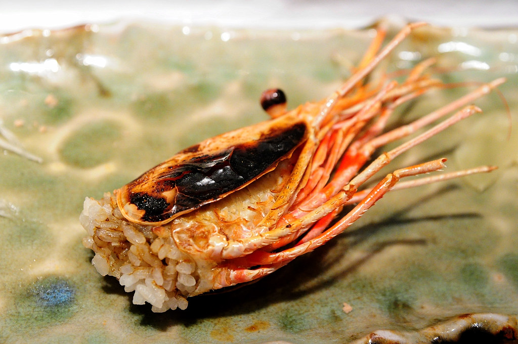 筌壽司－烤牡丹蝦頭飯