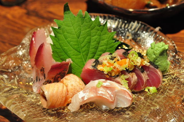 一町壽司－套餐的生魚片