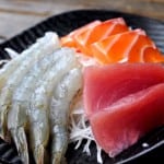二訪金泰食品－甜蝦定食、烤鯖魚定食