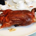 華泰王子飯店九華樓 片皮鴨與乳香吊燒雞果然是招牌