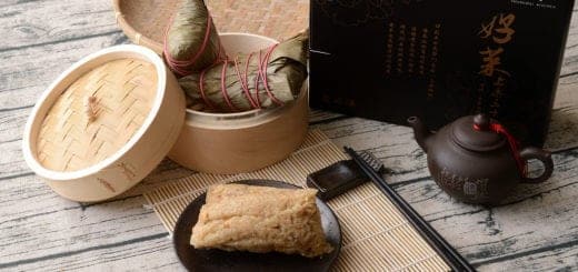 上海鄉村餐廳雪蓮子干貝厚粽