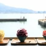 朝日夫婦 面對河景漁港吃冰的IG網美打卡冰店